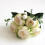 Kunstig pæonbuket silkeblomster 1 pakke 3