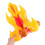 2Pcs Reusable Inflatable Campfire Decor Waterproof LED Multi Color PVC 7