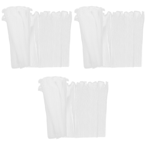 White Flower Wrapping Yarn Polyester for Gift and Party Packaging 1