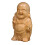 Træ Maitreya Buddha Statue Skrivebordspynt 3