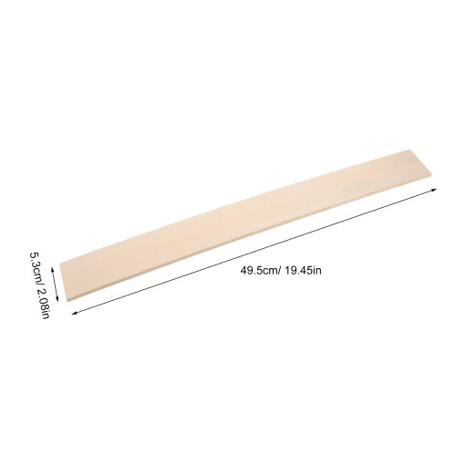 Beige Bed Frame Wooden Slats Mattress Support for Bedroom 1