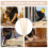 Beige Bed Frame Wooden Slats Mattress Support for Bedroom 5