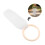White Ring Handle Phone Bag Durable Polyester Fashion Purse 8