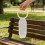 White Ring Handle Phone Bag Durable Polyester Fashion Purse 9