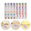 1Set Compact Mahjong Set with Flag Pattern Tiles for 5