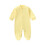 Nyfødt Unisex Footed Romper Gul 3-6 Måneder 3