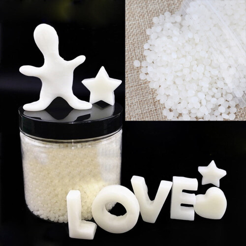 Granulés thermoplastiques de polycaprolactone 50 g blancs 2