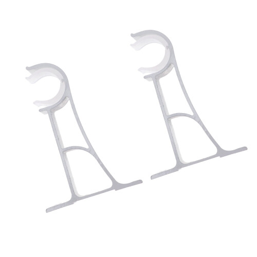 Gardinstångsfästen i aluminiumlegering, 2-pack 2
