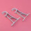 Gardinstångsfästen i aluminiumlegering, 2-pack 5