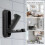 Foldable Wall Coat Hook Silver 3