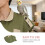 Green Fabric Parrot Shoulder Guard Washable Bird Training Cape 5