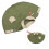Green Fabric Parrot Shoulder Guard Washable Bird Training Cape 10