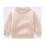 Kinder-Strickpullover, einfarbig, warm, langärmelig, Alter 2