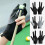 Gants de billard pour la main gauche, 3 doigts 4
