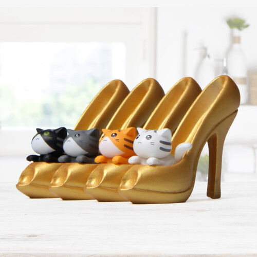 Minikattfigur för mikrolandskap – 6 cm 2
