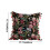 Marokkansk pudebetræk polyester sort 45x45cm 3