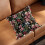 Marokkansk pudebetræk polyester sort 45x45cm 4