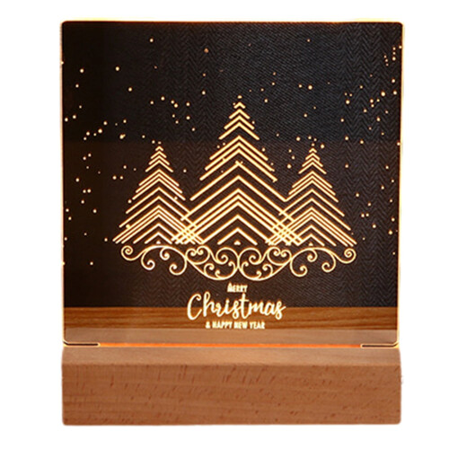 Personalised Acrylic Night Light USB Powered 1