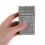 Silver PU Case with Rhinestones for Men Portable Holder 7