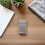 Silver PU Case with Rhinestones for Men Portable Holder 8