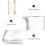Glass Graduated Cylinder Beaker Conical Flask Set 3 pcs 4