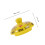 Yellow Ceramic Teapot Lid Replacement Cover for Home Tea Cups 2