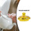 Yellow Ceramic Teapot Lid Replacement Cover for Home Tea Cups 5