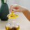 Yellow Ceramic Teapot Lid Replacement Cover for Home Tea Cups 8