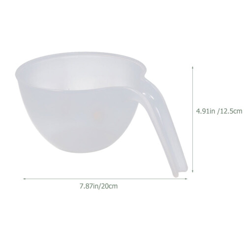 Λευκό μπολ ανάμειξης από πολυπροπυλένιο 20x12.5x7.5cm (3 τεμάχια) 1