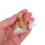 Mini 1:12 Scale Golden Flower Bud Miniature Dollhouse Ceiling Light 7