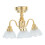 Mini 1:12 Scale Golden Flower Bud Miniature Dollhouse Ceiling Light 10