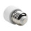 Adapter gniazda wtykowego E27 do US/EU, biały 4