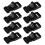 8Pcs Assorted Color Survival Whistle Compass Buckles for Outdoor Use 6