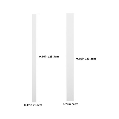 10Pcs White PVC Bread Sheaths Universal Protector Safety Sleeves 1