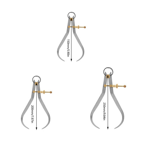 Carbon Steel Coppers External Spring Caliper Measuring-250MM 1