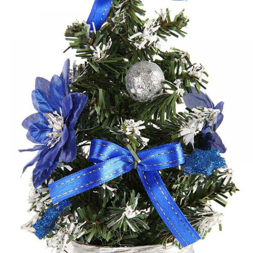 Mini Artificial Christmas Tree – Tabletop Decor in Pot 2