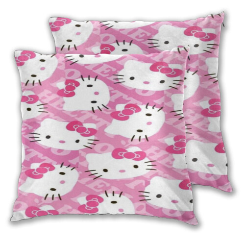 Hello Kitty örngott 2-pack – 50 x 50 cm polyester 1