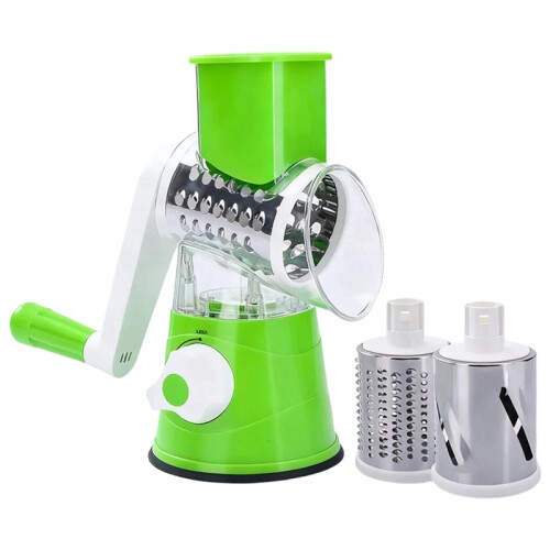 Multifunctional Roller Vegetable Cutter Hand Crank Kitchen Tool for Potato Carrot Shredding Slicing Grating