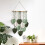 Leaf Tapestry Wall Hanging Boho Macrame Handmade 36x48 in 4