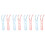 8Pièces Porte- Réutilisable PP Couleurs Assorties Pratique 4
