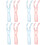8Pièces Porte- Réutilisable PP Couleurs Assorties Pratique 5