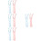 8Pièces Porte- Réutilisable PP Couleurs Assorties Pratique 7