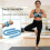 Adjustable Wrist Ankle Strap Pilates Training Foot-black red 6