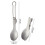 Titanium Foldable Cutlery Portable Outdoor Camping Tableware Hiking Folding Fork Spoon 3