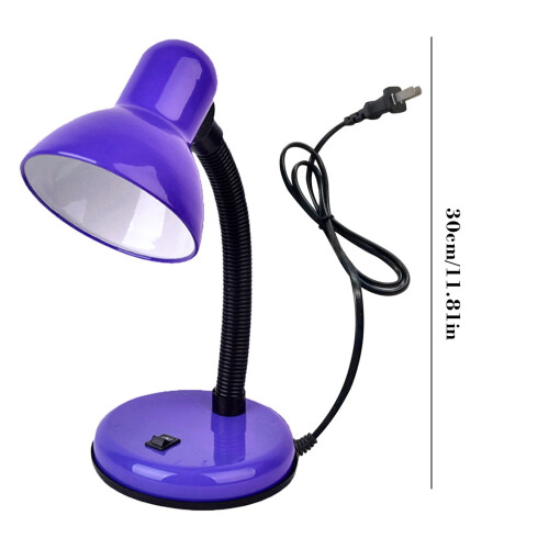 White Table Lamp Clamp Design 5.46x5.46x7.22 in 1