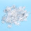 Ολογραφικό Ασημένιο Φινίρισμα Είδη Χειροτεχνίας DIY Ευέλικτες Διακοσμήσεις Γάμου 4