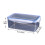 BPA-Free rectangular plastic food containers with lids 2