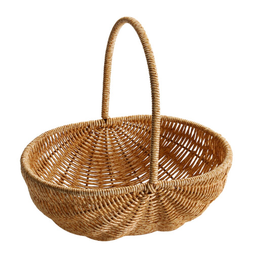 Cesta de picnic de mimbre con asa 1
