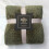 Coperta verde militare 100x150 cm 1 pezzo 2