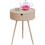 Round Bedside Table 40 x 55 cm – Modern Nightstand 1